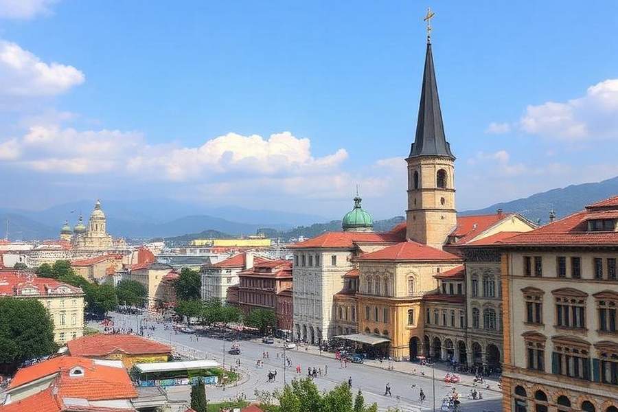 Piața Baščaršija și străzile istorice din Sarajevo, city break accesibil