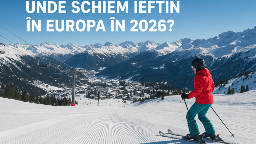 Schi ieftin în Europa în 2026 – stațiuni cu prețuri accesibile