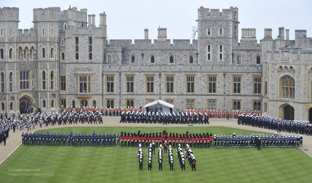 Queen's Diamond Jubilee Parade and Muster at Windsor Castle